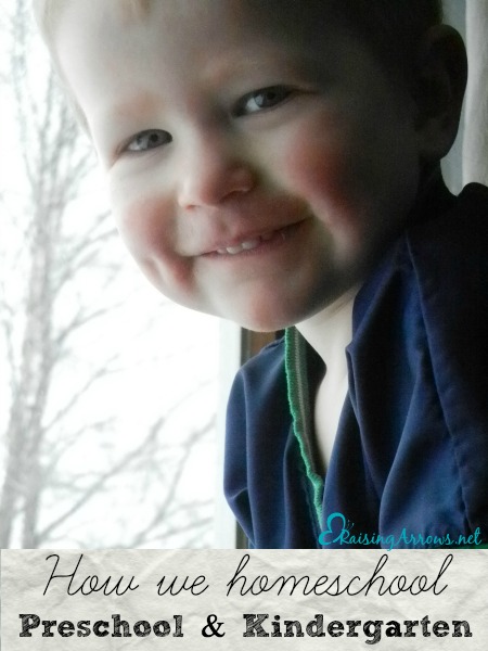 How we homeschool preschool and kindergarten