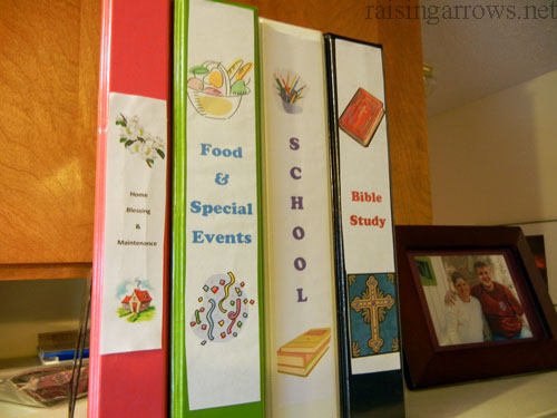 household notebooks Quick and simple homeschool organization methods that work well for the large family household (and small spaces) without a lot of time, effort, and money.