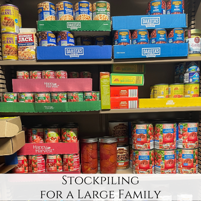 Stockpile Your Pantry – Large Family Style!