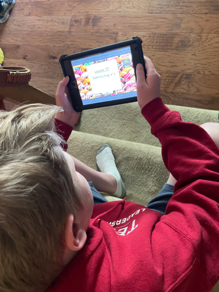 My homeschooled kids share why they love Teaching Textbooks and their favorite parts of this online homeschool math program.